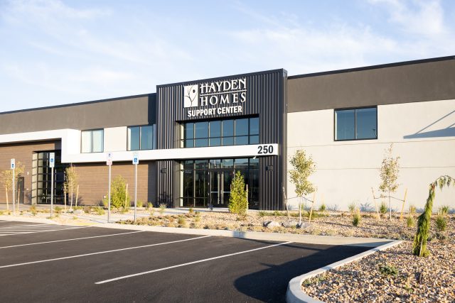 Hayden Homes held a grand opening of its new community space and headquarters on Friday.(Submitted photo)